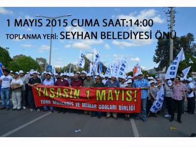 MESLEĞİMİZİN NİTELİKSİZLEŞTİRİLMESİNE ODALARIMIZIN İŞLEVSİZLEŞTİRİLMESİNE KENTLERİMİZİN KIYILARIMIZIN DOĞAL YAŞAM ALANLARIMIZIN YAĞMALANMASINA DUR DEMEK İÇİN 1 MAYIS’TA ALANLARDAYIZ
