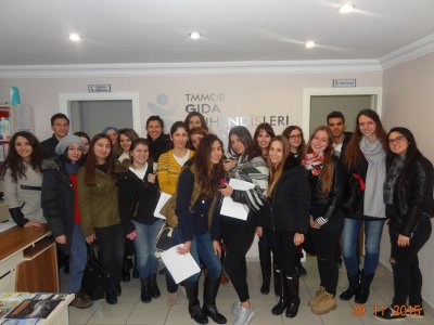 ÖĞRENCİ ÜYELERE YÖNELİK ISO 22000:2005 GIDA GÜVENLİĞİ YÖNETİM SİSTEMİ TEMEL EĞİTİMİ GERÇEKLEŞTİRİLMİŞTİR 
