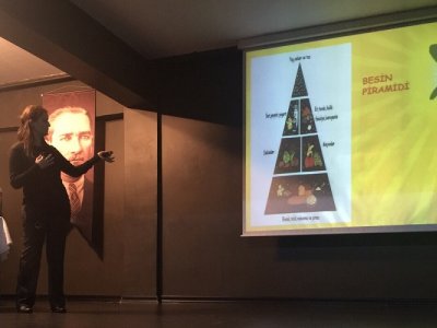 DOĞA KOLEJİ BOSTANCI KAMPÜSÜNDE BİLİNÇLİ GIDA TÜKETİMİ BGT SEMİNERİ VERİLMİŞTİR 