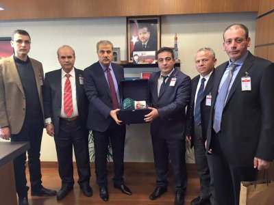 KARAMAN MİLLETVEKİLİ VE GIDA TARIM KOMİSYON BAŞKANI RECEP KONUK BEY ZİYARET EDİLDİ