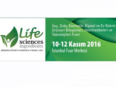 1012 KASIM 2016 TARİHLERİ ARASINDA İLAÇ GIDA KOZMETİK CHEMSHOW EURASİA VE LİFE SCİENCES INGREDİENTS FUARINDA OLACAĞIZ