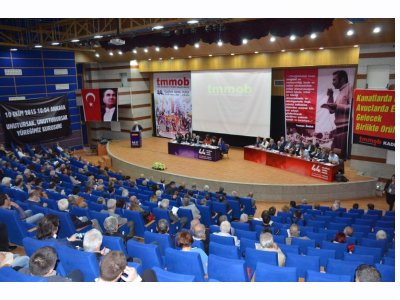 TMMOB 44 OLAĞAN GENEL KURULU`NA KATILDIK