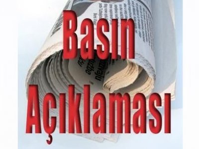 KURBAN BAYRAMI BASIN AÇIKLAMASI
