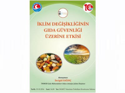 İKLİM DEĞİŞİKLİĞİNİN GIDA GÜVENLİĞİ ÜZERİNE ETKİSİ