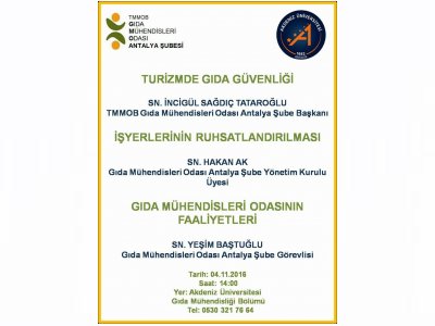 4 KASIM AKDENİZ ÜNİVERSİTESİ SUNUM VE SÖYLEŞİ