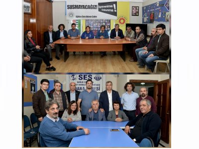 EĞİTİM SEN ADANA ŞUBESİ İLE SAĞLIK VE SOSYAL HİZMET EMEKÇİLERİ SENDİKASI SES ADANA ŞUBESİNİ ZİYARET ETTİK