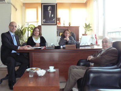 ONUR ÜYEMİZ PROF DR MUAMMER KAYAHAN ODAMIZI ZİYARET ETTİ