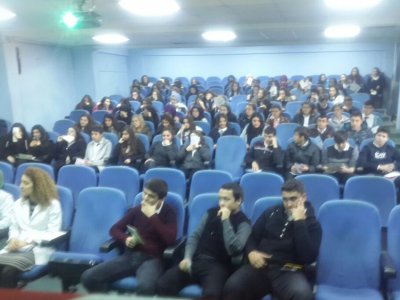 BEYKOZ BARBAROS HAYRETTİN PAŞA MESLEKİ TEKNİK ANADOLU LİSESİNDE ODA TANITIMI VE MESLEKİ SÖYLEŞİ İLE BİLİNÇLİ GIDA TÜKETİMİ SEMİNERİ GERÇEKLEŞTİRİLMİŞTİR