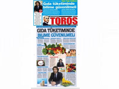 GIDA TÜKETİMİNDE BİLİME GÜVENİLMELİ