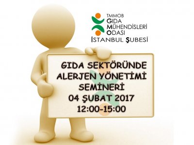 GIDA SANAYİNDE ALERJEN YÖNETİMİ SEMİNERİ
