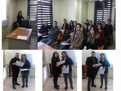 ISO 9001:2015 KALİTE YÖNETİM SİSTEMİ EĞİTİMİ`MİZİ GERÇEKLEŞTİRDİK