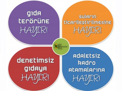 GIDA TERÖRÜNE HAYIR