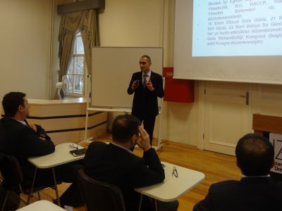 İSTANBUL SABAHATTİN ZAİM ÜNİVERSİTESİ`NDE ODA TANITIMI VE MESLEKİ SÖYLEŞİ GERÇEKLEŞTİRİLDİ