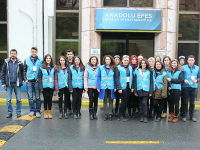YILDIZ TEKNİK ÜNİVERSİTESİ ÖĞRENCİ TEMSİLCİLİĞİMİZ ANADOLU EFES FABRİKASINA TEKNİK GEZİ GERÇEKLEŞTİRDİ 
