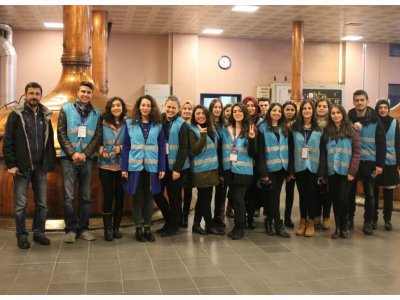 YILDIZ TEKNİK ÜNİVERSİTESİ ÖĞRENCİ TEMSİLCİLİĞİMİZ ANADOLU EFES FABRİKASINA TEKNİK GEZİ GERÇEKLEŞTİRDİ 