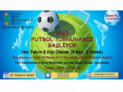2017 FUTBOL TURNUVAMIZ BAŞLIYOR
