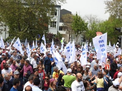1 MAYIS BİRLİK MÜCADELE VE DAYANIŞMA GÜNÜNDE ALANLARDAYDIK 