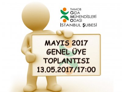 MAYIS 2017 GENEL ÜYE TOPLANTI DUYURUSU
