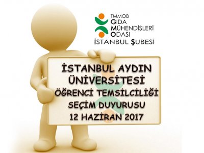 İSTANBUL AYDIN ÜNİVERSİTESİ ÖĞRENCİ TEMSİLCİLİĞİ SEÇİMİ VE ÜYE LİSTESİ ASKI SÜRESİ DUYURUSU