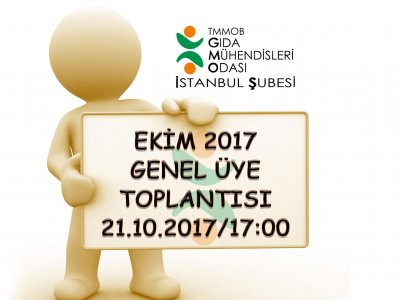 EKİM 2017 GENEL ÜYE TOPLANTISIDUYURU