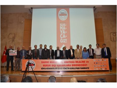 KİMYA MÜHENDİSLERİ ODASI YÖNETİM KURULU’NUN YANINDAYIZ 