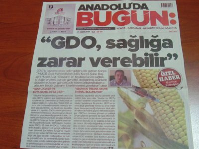 GDO SAĞLIĞA ZARAR VEREBİLİR