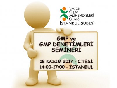 GMP VE GMP DENETİMLERİSEMİNER DUYURUSU