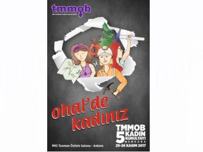 TMMOB 5 KADIN KURULTAYI 2526 KASIMDA ANKARADA