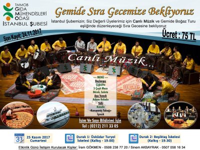 GEMİDE SIRA GECEMİZE BEKLİYORUZ