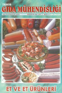 37 GIDA MÜHENDİSLİĞİ DERGİSİ