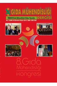 136 GIDA MÜHENDİSLİĞİ DERGİSİ