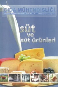 39 GIDA MÜHENDİSLİĞİ DERGİSİ