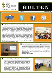 İSTANBUL ŞUBE e-BÜLTEN