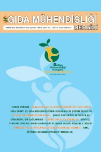 GIDA MÜHENDİSLİĞİ DERGİSİ