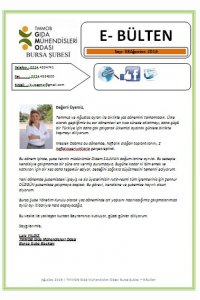 184 BURSA ŞUBE e-BÜLTEN