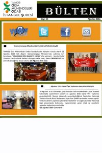 İSTANBUL ŞUBE e-BÜLTEN
