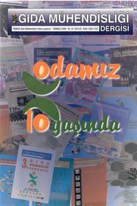 53 GIDA MÜHENDİSLİĞİ DERGİSİ