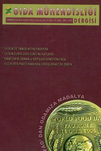 54 GIDA MÜHENDİSLİĞİ DERGİSİ