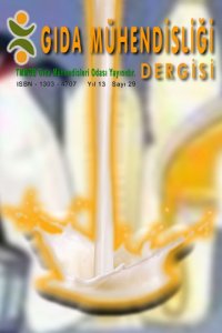 59 GIDA MÜHENDİSLİĞİ DERGİSİ