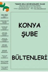 KONYA ŞUBE e-BÜLTEN 1 2012