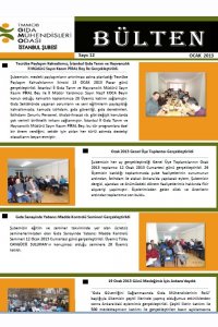 İSTANBUL ŞUBE e-BÜLTEN