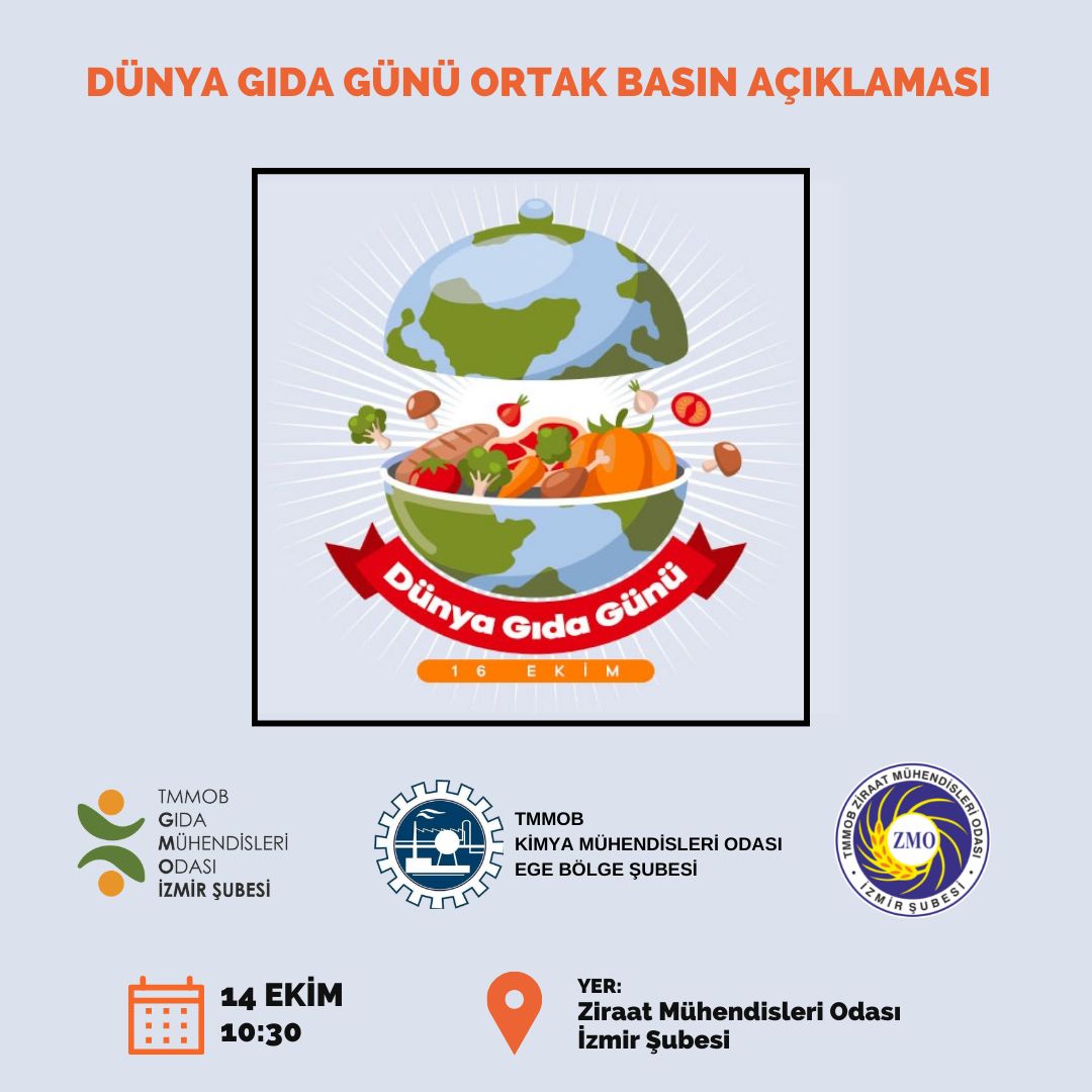 📢 BASIN AÇIKLAMASI DÜNYA GIDA GÜNÜ