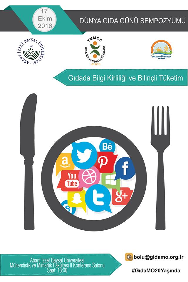GIDAMO BOLU İL TEMSİLCİĞİ8220;GIDA SEKTÖRÜNDE BİLGİ KİRLİLİĞİ VE BİLİNÇLİ TÜKETİM” SEMPOZYUMU
