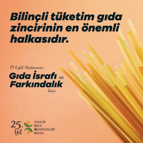 GIDA İSRAFI VE GIDA KAYBINI ÖNLEMEK ELİMİZDE