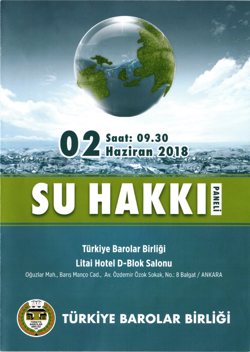 SU HAKKI PANELİ DUYURUSU