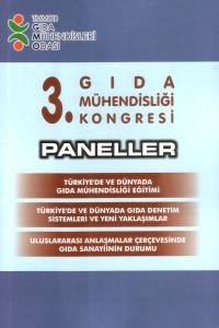 15 3. GIDA MÜHENDİSLİĞİ KONGRESİ PANELLER KİTABI