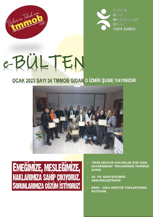 312 İZMİR ŞUBE e-BÜLTEN - Ocak 2023