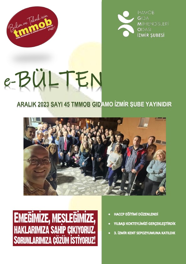 İZMİR ŞUBE e-BÜLTEN - Aralık 2023